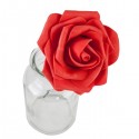 50pcs PE Foam Rose Flower Red