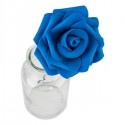 25pcs PE Foam Rose Flower Dark Blue