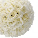 10Pcs 25CM Flower Balls Wedding Decoration Ivory White