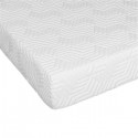 10" Three Layers Cool Medium High Softness Cotton Mattress with 2 Pillows (Twin Size) White